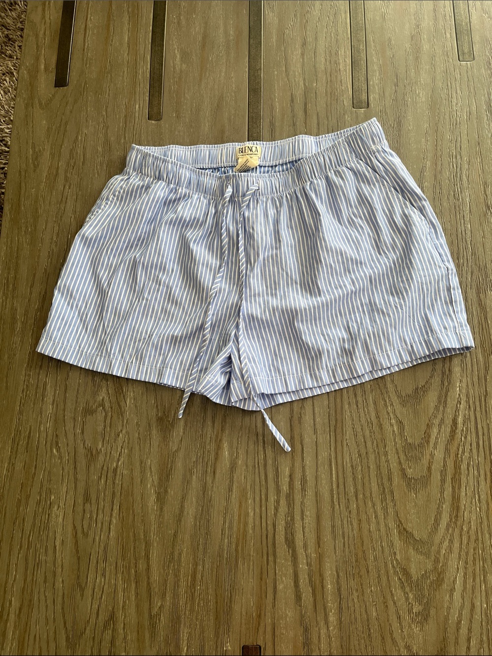 Blanca  Blue & White Striped Women’s Lounge Shorts